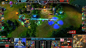 Highlights of TSM vs Lemondogs and NIP vs KMT   Battle of the Atlantic and EU LCS S4 Promotion