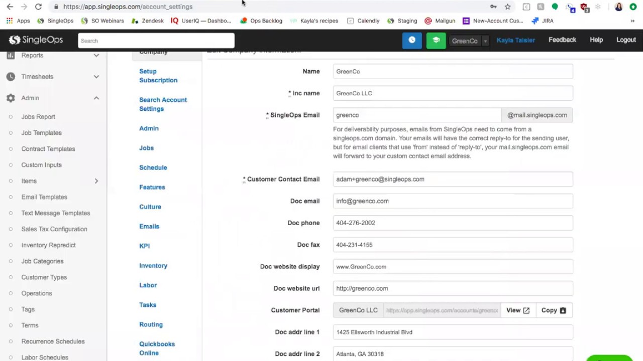Client Portal – SingleOps Knowledge Base