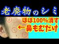 寝る前に騙されたと思ってシミ消し‼鼻をつまむだけでほうれい線、ゴルゴライン、白髪をなくす方法で垢抜け!目の下・顔のたるみも解消しガチガチ首コリまで一瞬で楽になるスキンケア【ダイエット整体師】