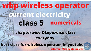wbp wireless operator physics class|current electricity|কারশফের সুত্র |#exigent academy|part5