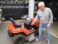 FARM SHOW  - How To Convert A Gas Lawn Tractor To Be Electric Powered