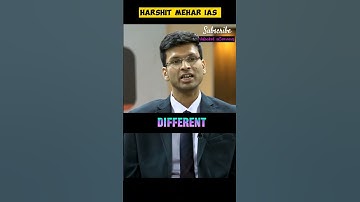 Harshit Mehar Ias Officer 🇮🇳 #harshitmehar #shorts