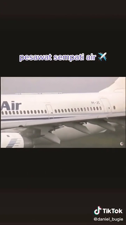 pesawat Sempati airlines  #SempatiAir