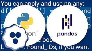 Add ID found in list to new column in pandas dataframe