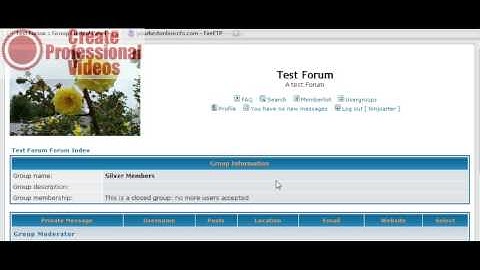 how to create a forum   part 2