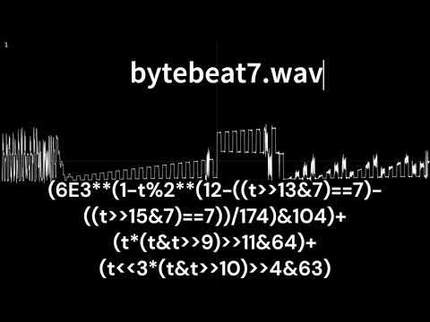Various ByteBeat Stuff [COMPILATION] - YouTube