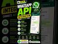 WhatsApp API 🔥 Auto Chat + Unlimited Messaging Without Block