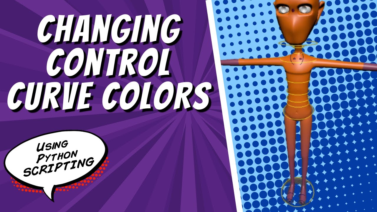 Changing Control Curve Colors | Maya Python Auto Rig Tutorial - YouTube