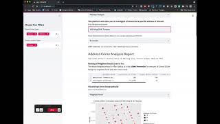 Information TorCrime Dashboard Demo Guide