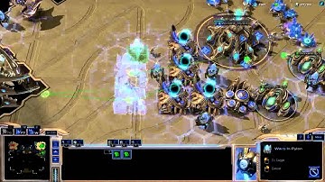SC2 HotS PvT vs SquishyMux Chargelot Archon