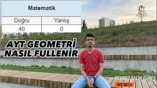 Ayt Geometri̇ Nasil Fulleni̇r - Yks 2023 Ayt Geomeri̇ Tüm Takti̇kleri̇, Net Arttirma, Doğru Çalişma