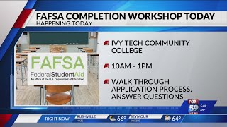 FAFSA completion workshop