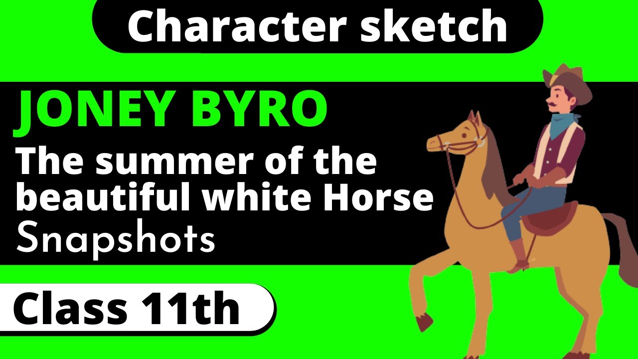 The Summer of The Beautiful White Horse Summary in English by William  Saroyan  Learn Cram