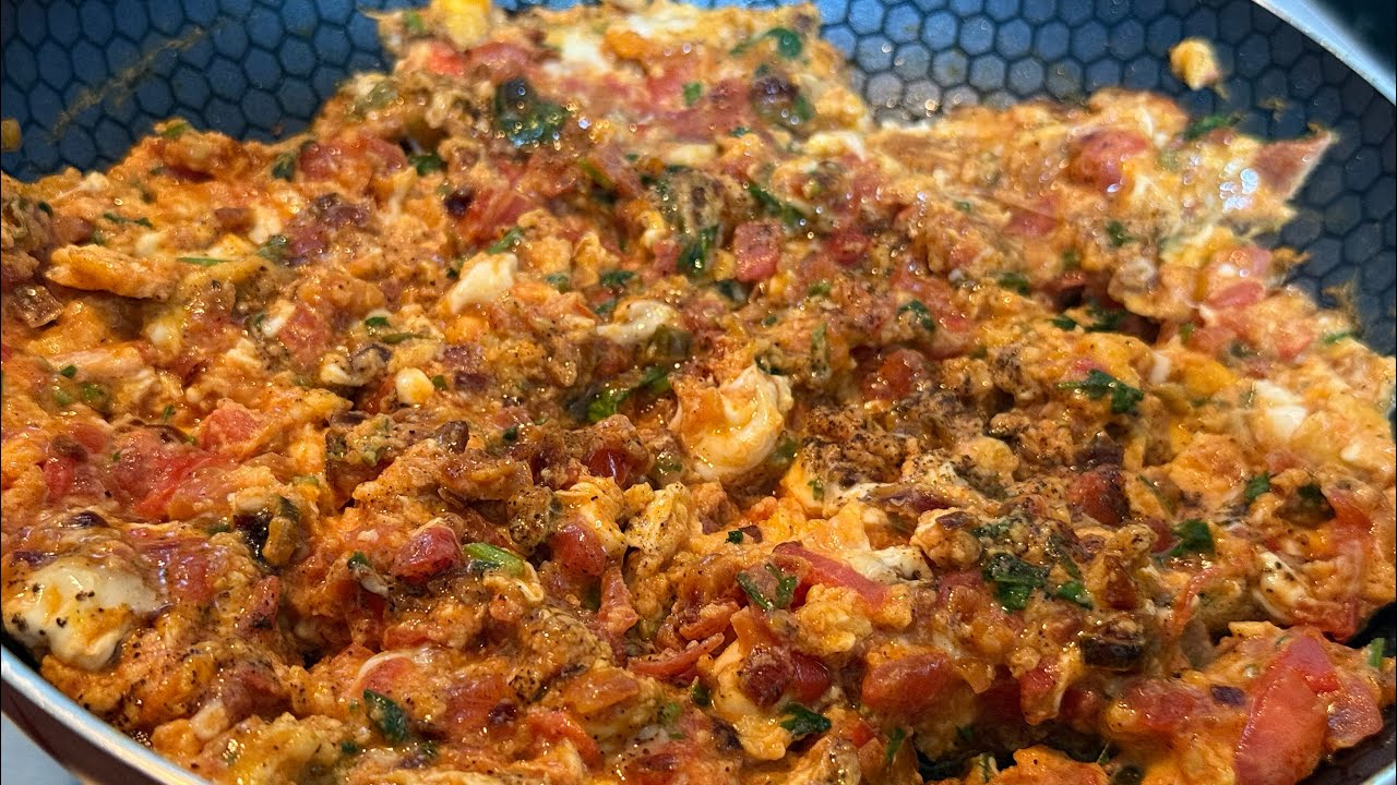 شكشوكه البيض العدني لذيذه جدا 🍳