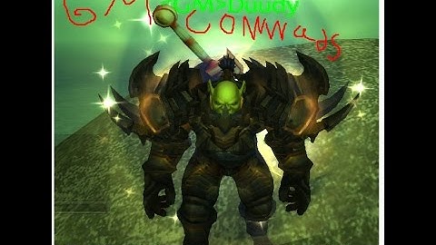 Game master commands wow Trinity core! 3.3.5a