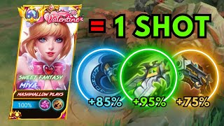 MIYA NEW ONE SHOT BUILD IS HERE 🔥 │ MIYA BEST BUILD & EMBLEM 2023 │ MLBB