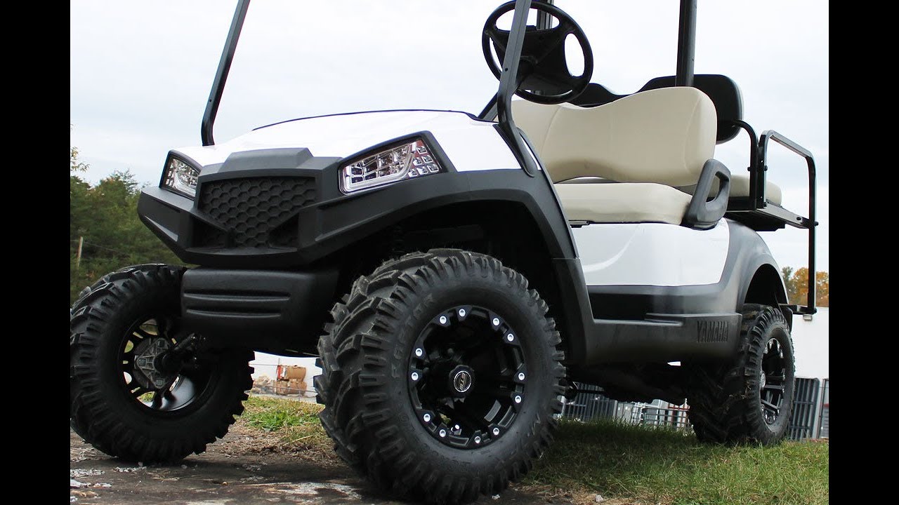 Yamaha Drive Electric Golf Cart Climbing Hills in Crossville TN