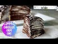 No Bake Crepe Cake - Chocolate Flavor
