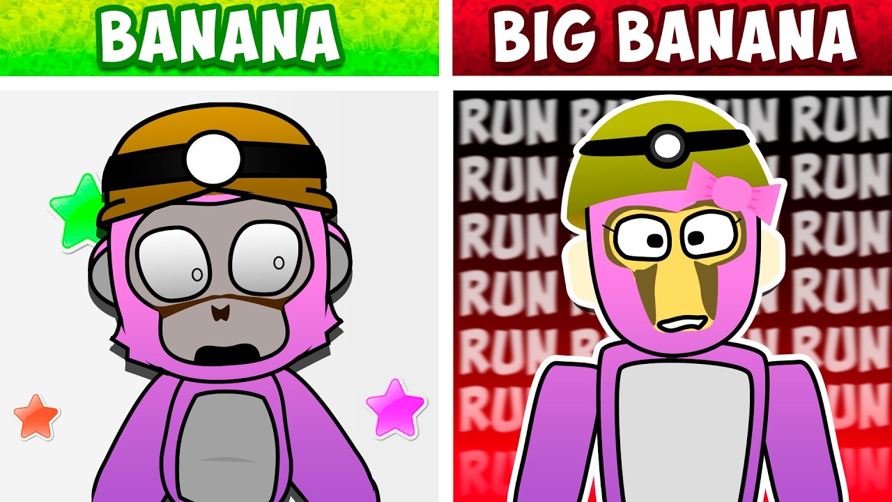 Gorilla Tag Incredibox - BIG BANANA | NEW MOD | NORMAL VS HORROR