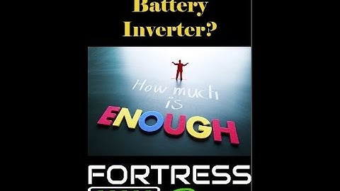 Fortress Power Tech Talk - Episode 15 "Is 8kW battery inverter enough for whole house backup"