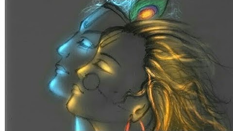 Radheshyam  Glow art | pencil sketch with digital effect using Autodesk sketchbook
