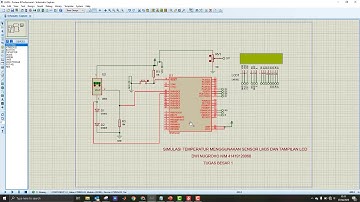 VIDEO SIMULASI DETEKSI SUHU ATMEGA32 LM35 LCD