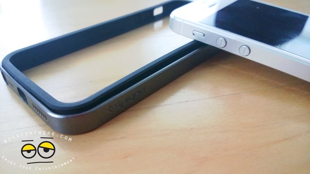 Spigen Neo Hybrid Ex Ultra Slim Iphone 5 Bumper Case Review Youtube