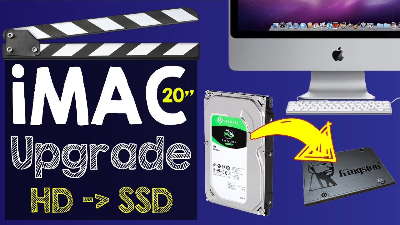 Como abrir iMac para Upgrade SSD (iMac 20 polegadas - 2008 - troca