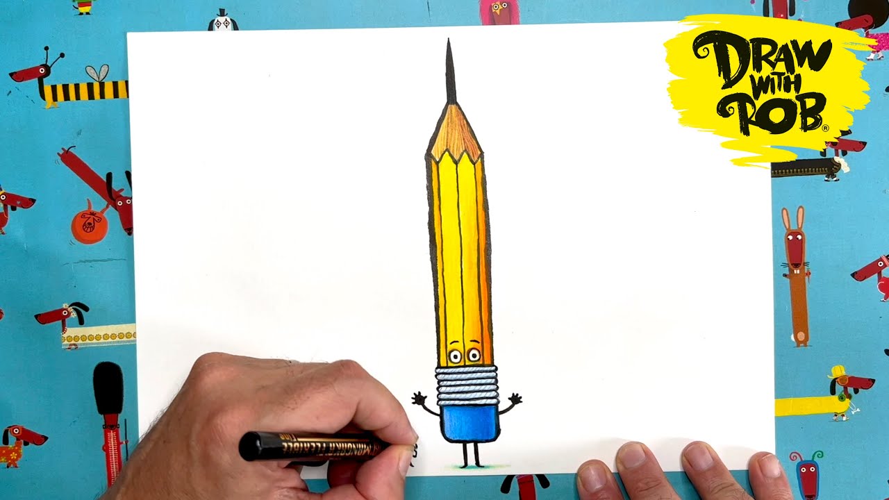 #DrawWithRob 121 Pencil - YouTube