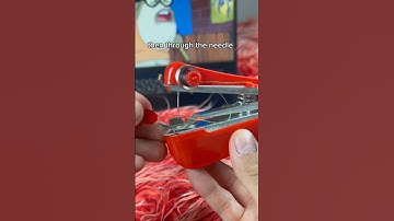 Mini sewing machine tutorial ☺️#sewing #woman ￼