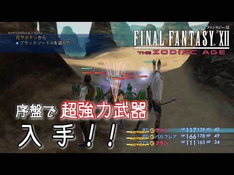 【FF12TZA】序盤で超強力武器入手！