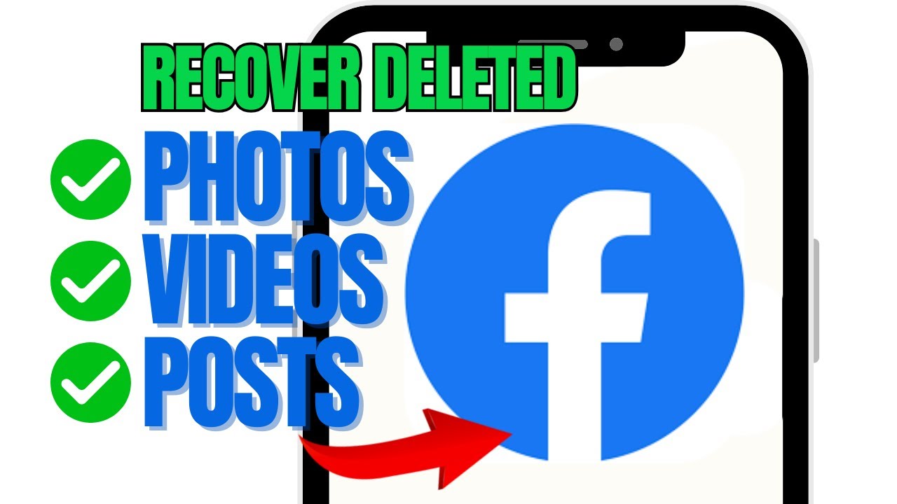 How To Recover Deleted Posts Photos & Videos on Facebook (EASY GUIDE ...