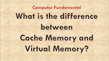 What is the difference between Cache Memory and Virtual Memory | #computerscience #youtubevideo