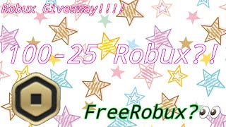 Robux Giveaway!!!!!! Get Up To 100 Free Robux!!!|•MOST LIKELY MISTTIE•|