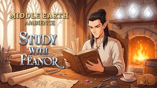 Elvish Firelight Focused Study Session | 3 Hours of Magical Concentration