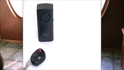 Motion Sensor Alarm with Remote, 120db