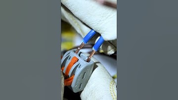 How to install wire connector ,Easy and Smart works #work #tool #machine #short