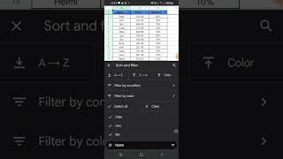 Reorganize Your Data in Google Sheets! How to Sort and Filter Data in Google Sheets Mobile?