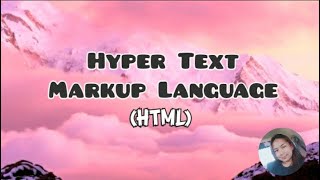 01 Hyper Text Markup Language | HTML