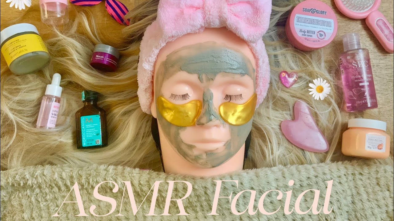 ASMR - Спа-уход за лицом - обучение студента косметологии ❤️