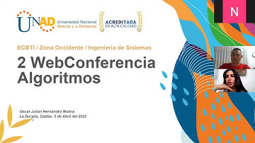 Segunda Webconferencia de Algoritmos 16-02 2022