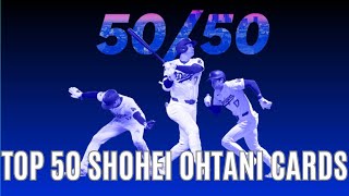 Top 50 cards in my Shohei Ohtani PC.