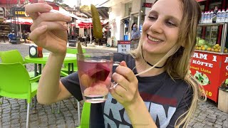 trying Turkey's famous pickled vegetable drink!