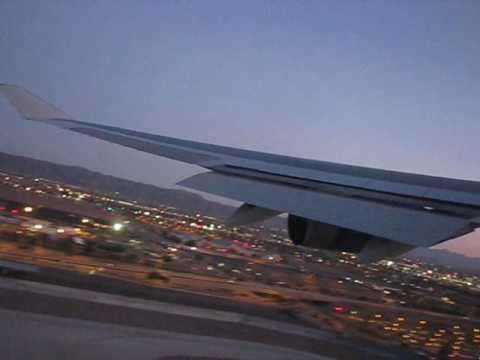 Speedbird 288 Charlie Golf taking off runway 26 into the sunset at Phoenix Sky Harbor International Airport. Aircraft: Boeing 747-400. Destination: London Heathrow.