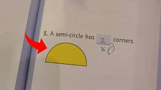 How many corners does a semicircle have?