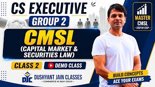 CMSL | CLASS 2 | CS DUSHYANT JAIN | DECEMBER 2026 | DJC INDORE
