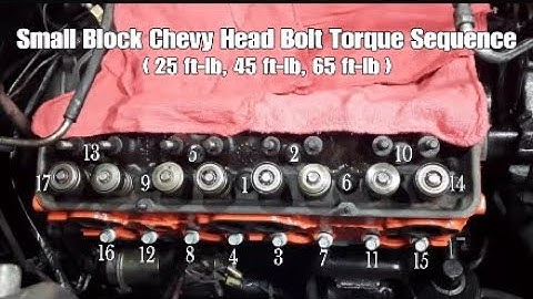 Small Block Chevy Head Bolt Torque Sequence (Episode 8) Bringing an old C-10 back to life