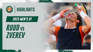 Ruud vs Zverev Semi-final Highlights | Roland-Garros 2023