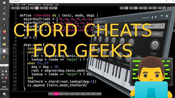 The Sonic Pi "Chord Pack"