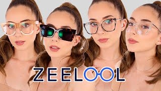 Affordable & Trendy Blue Light Blocking Glasses - ZEELOOL Try-On Haul